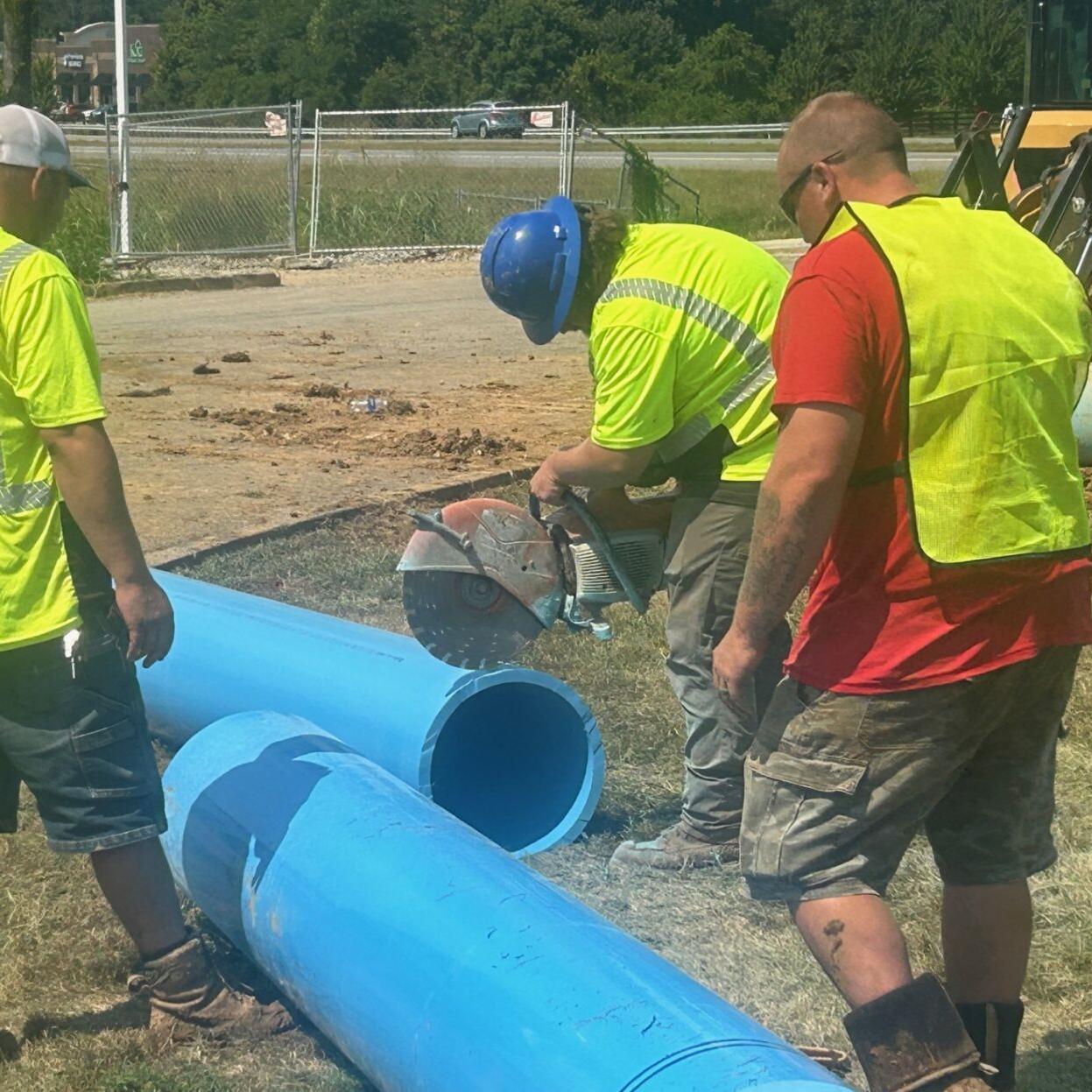 Mt. Washington water line break